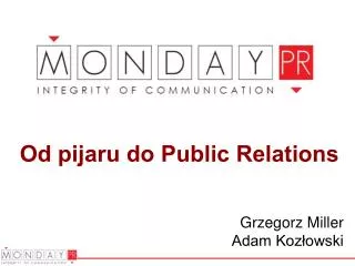 od pijaru do public relations