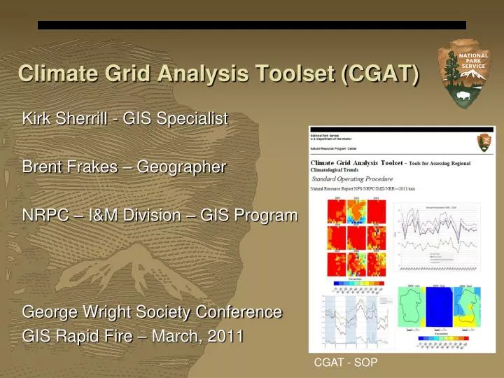 climate grid analysis toolset cgat