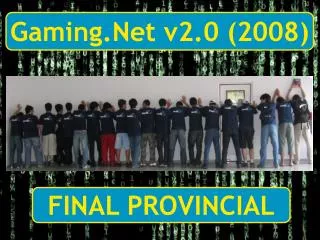 Gaming.Net v2.0 (2008)