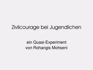 zivilcourage bei jugendlichen
