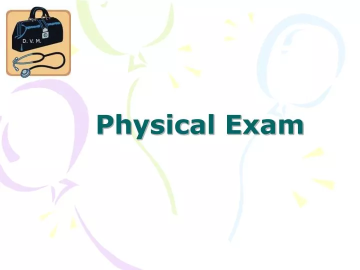 physical exam