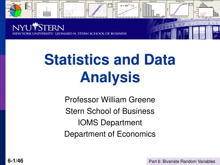 statistics and data analysis
