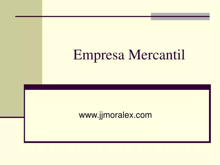 empresa mercantil