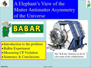 A Elephant’s View of the Matter Antimatter Asymmetry of the Universe