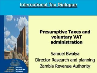 International Tax Dialogue