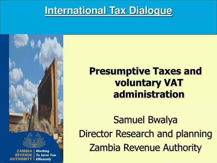 international tax dialogue