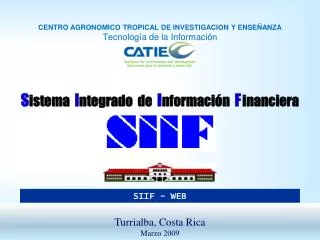 s istema i ntegrado de i nformaci n f inanciera