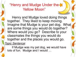 henry and mudge under the yellow moon
