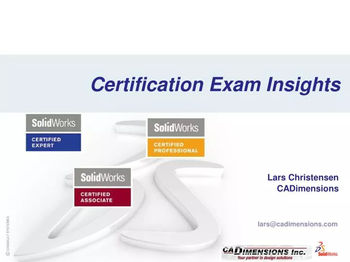 certification exam insights