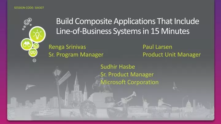 build composite applications that include line of business systems in 15 minutes