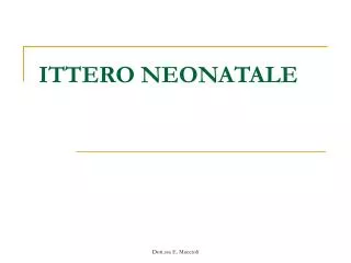 ittero neonatale