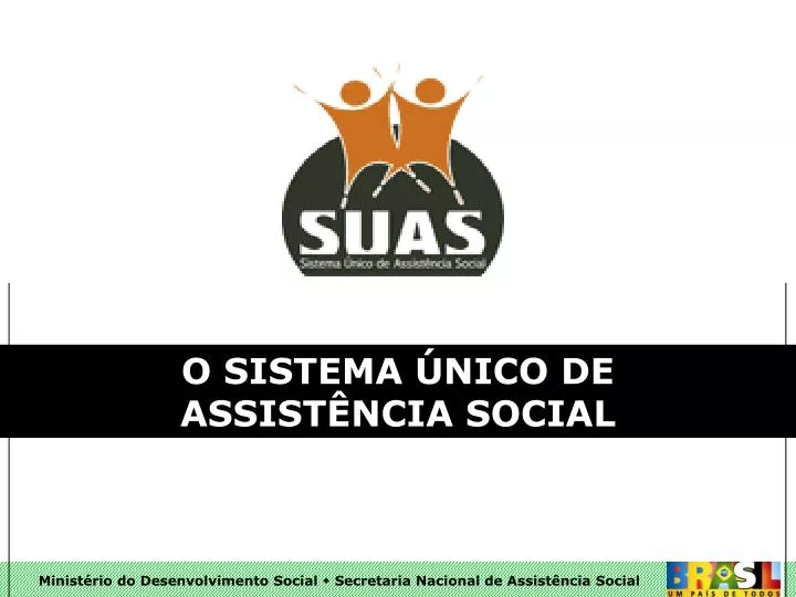 PPT - O SISTEMA ÚNICO DE ASSISTÊNCIA SOCIAL PowerPoint Presentation ...