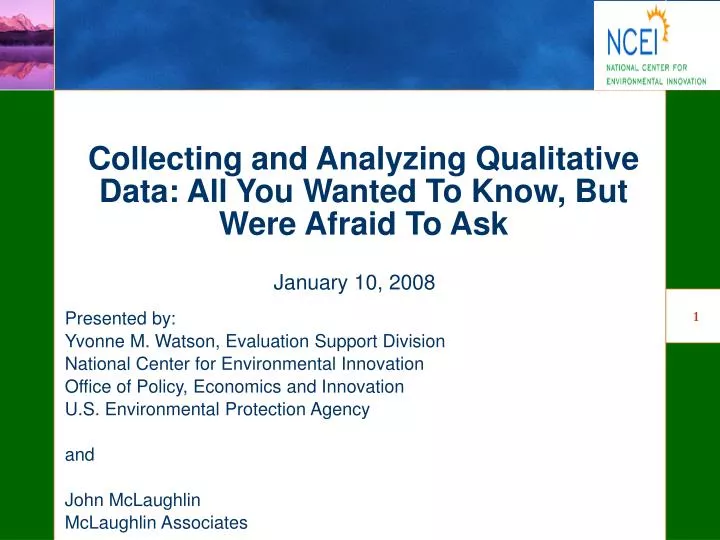 collecting and analyzing qualitative data all you wanted to know but were afraid to ask