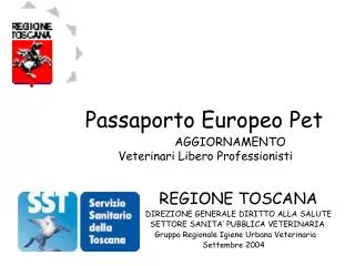 passaporto europeo pet