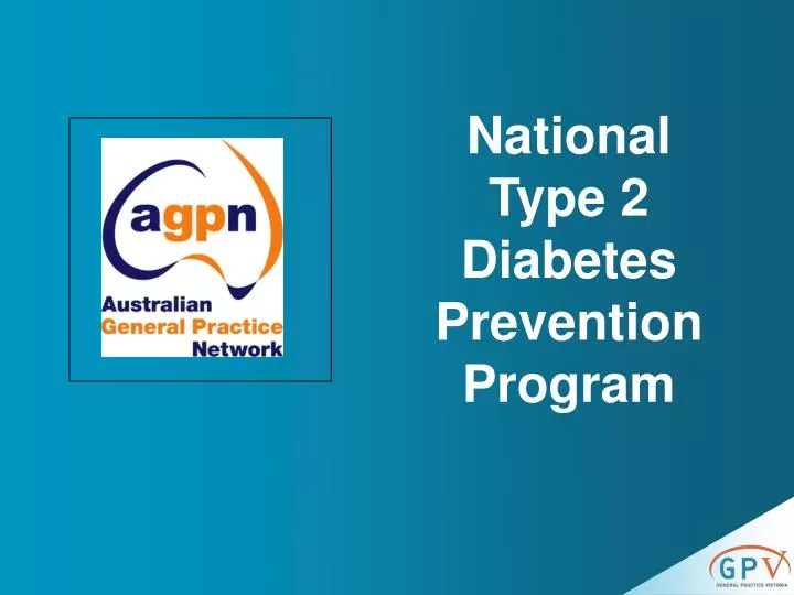 national type 2 diabetes prevention program