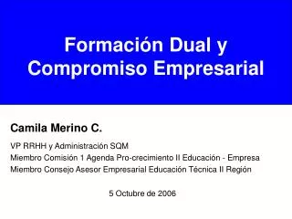 formaci n dual y compromiso empresarial