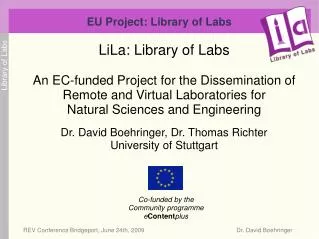 EU Project: Library of Labs