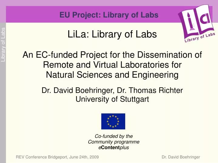 eu project library of labs
