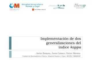 implementaci n de dos generalizaciones del ndice kappa