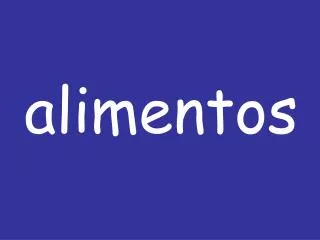 alimentos
