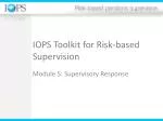 IOPS Toolkit for Risk-based Supervision - slide 1