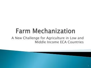 Farm Mechanization