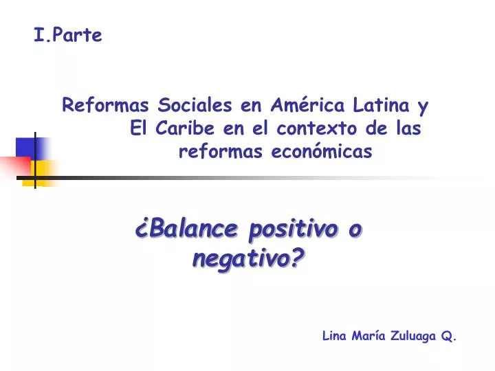 reformas sociales en am rica latina y el caribe en el contexto de las reformas econ micas