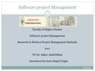 Software project Management