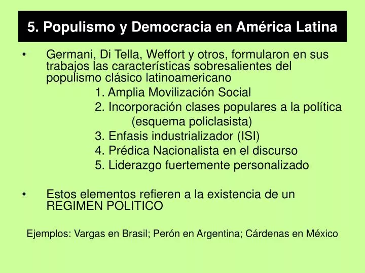 5 populismo y democracia en am rica latina