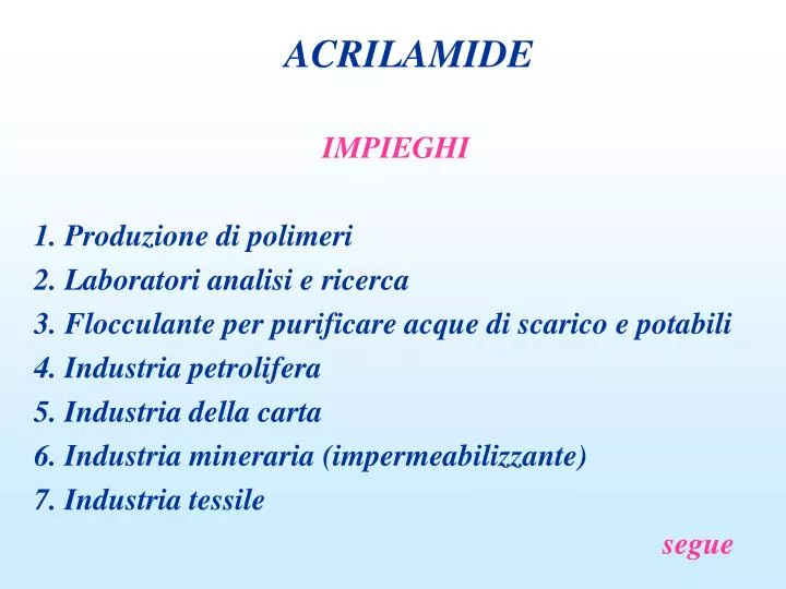 acrilamide