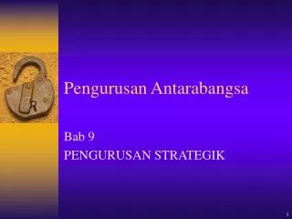 pengurusan antarabangsa