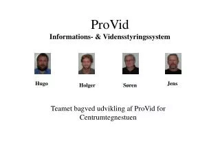 ProVid Informations- &amp; Vidensstyringssystem