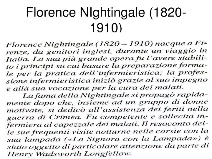 florence nightingale 1820 1910