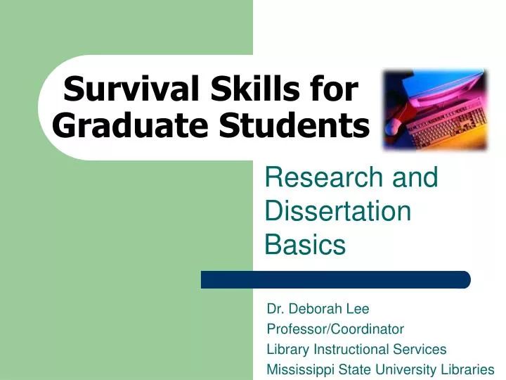 survival skills for graduate students