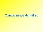 Connaissance du milieu - slide 1
