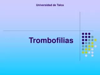 Trombofilias