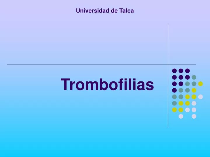 trombofilias