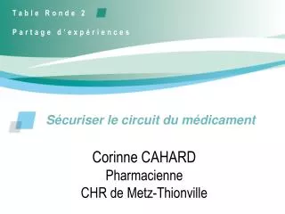 s curiser le circuit du m dicament