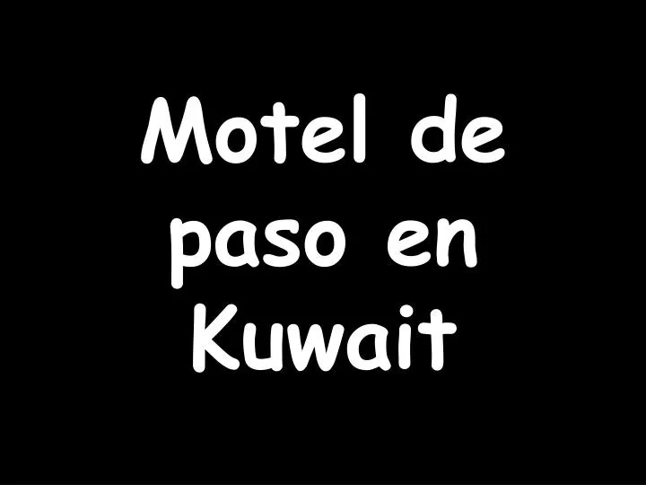 motel de paso en kuwait