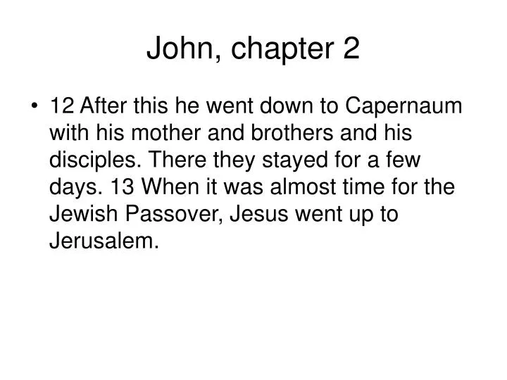john chapter 2