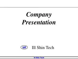 company presentation