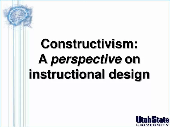 constructivism a perspective on instructional design