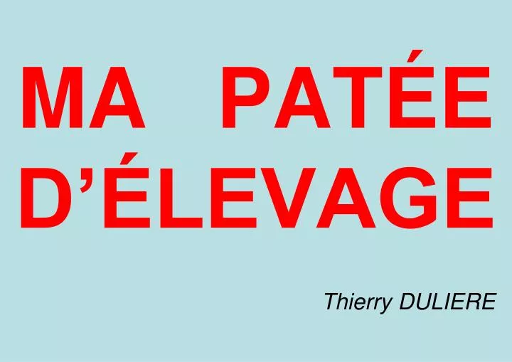 ma pat e d levage