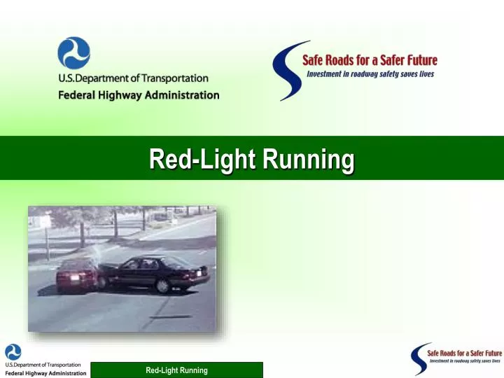 red light running