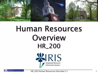 Human Resources Overview HR_200