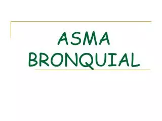 asma bronquial