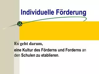 es geht darum eine kultur des f rderns und forderns an den schulen zu etablieren