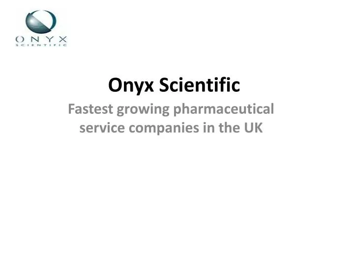 onyx scientific