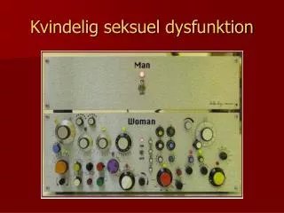 Kvindelig seksuel dysfunktion