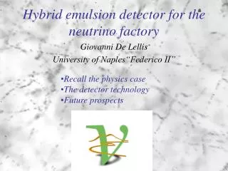 Hybrid emulsion detector for the neutrino factory